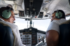 Costa Rica, Flug von Bahia Drake nach San Jos: Pilot und Co-Pilot im Cockpit