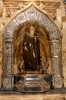 Spanien, Provinz Rioja, Santo Domingo de la Calzada: Skulptur des Heiligen Santo Domingo in der Kathedrale
