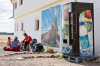 Calzadilla de la Cueza: Getrnkeautomat vor der Pilgerherberge