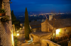 Italien, Umbrien: Assisi bei Nacht 