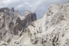 Italien, Sdtirol, Dolomiten: Die schroffe Berglandschaft zwischen Roascharte und Nivesscharte 
