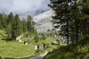 Italien, Sdtirol, Dolomiten: Der malerische Adolf-Munkel Weg windet sich durch die sdtiroler Landschaft