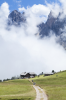 Italien, Sdtirol, Dolomiten: Dichter Nebel zieht hinter der Brogleshtte auf