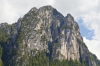 Italien, Sdtirol, Dolomiten: Der Blick auf den Schern mit Gipfelkreuz