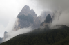 Italien, Sdtirol, Dolomiten: Der Schlern versteckt sich hinter Wolken