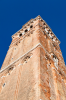 Venedig, Veneto, Italien: Der Kirchturm der Santa Maria dei Frari in der Morgensonne