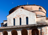 Torcello, Veneto, Italien: Ein Detail aus der Fassade der  Kathedrale Santa Maria Assunta aus dem Jahre 639 n.Chr.