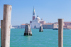 Venedig, Veneto, Italien: Blick auf die Isola di San Giorgio Maggiore mit der gleichnamigen Kirche